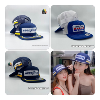 หมวกตาข่าย หมวกวินเทจ โลโก้ GOOD YEAR Vintage Snapback HIPHOP