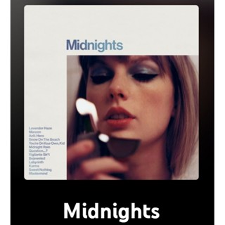 [CD Audio] แผ่นซีดีเพลง ☆เทย์เลอร์ สวิฟต์ Taylor Swift อัลบั้ม Midnights : 2022 (เล่นได้กับรถยนต์ทุกรุ่น) 13 เพลง