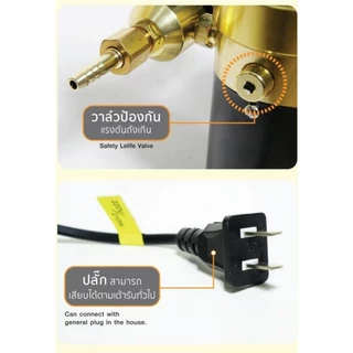 SUMO​ เกจ์​ซีโอทู​ HEATER 220V​ เกจซีโอทู​ มีตัวอุ่นแก๊ส​ รุ่นปรับแต่งแรงดัน CO2 REGULATOR เกจ์CO2 เกจซีโอทู