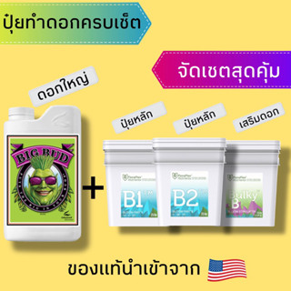 ปุ๋ยทำดอก จัดเซ็ต big bud B1 B2 bullky B แบ่งขายแบบครบเซต