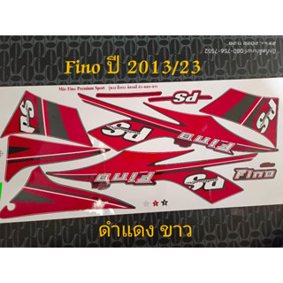 สติ๊กเกอร์ FINO PS สีแดง  ปี 2013 รุ่น 23