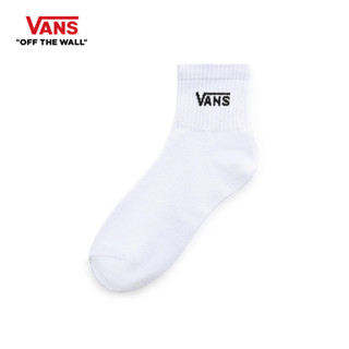 VANS HALF CREW W6.5-10 1PK - WHITE **ถุงเท้าเป็นไซส์ US MEN สามารถดูตารางเทียบไซส์จากข้อมูลสินค้าเพิ่มเติม**