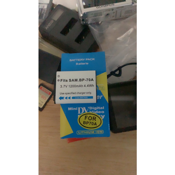 แบตเตอรี่กล้อง Samsung Digital Camera Battery รุ่น BP-70A  for Samsung ES65 ES67 ES70 ES71 ES73 ES74