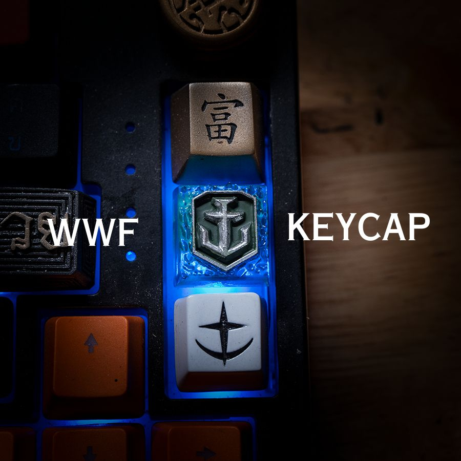 ส่งฟรี Artisan keycap world of warship