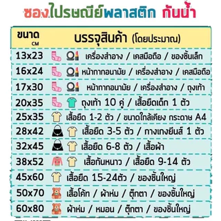【20x30 ซม 3000ใบ (30มัด)】 ซองไปรษณีย์ ถุงเเพ็คสินค้า ราคาถูก แถบกาวเหนียวแน่น กันน้ำ