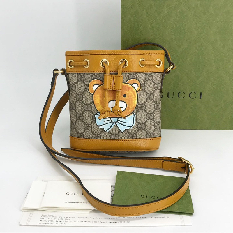 (Super Like New! 95%) Gucci X Kai Mini Bucket Bag ปี22