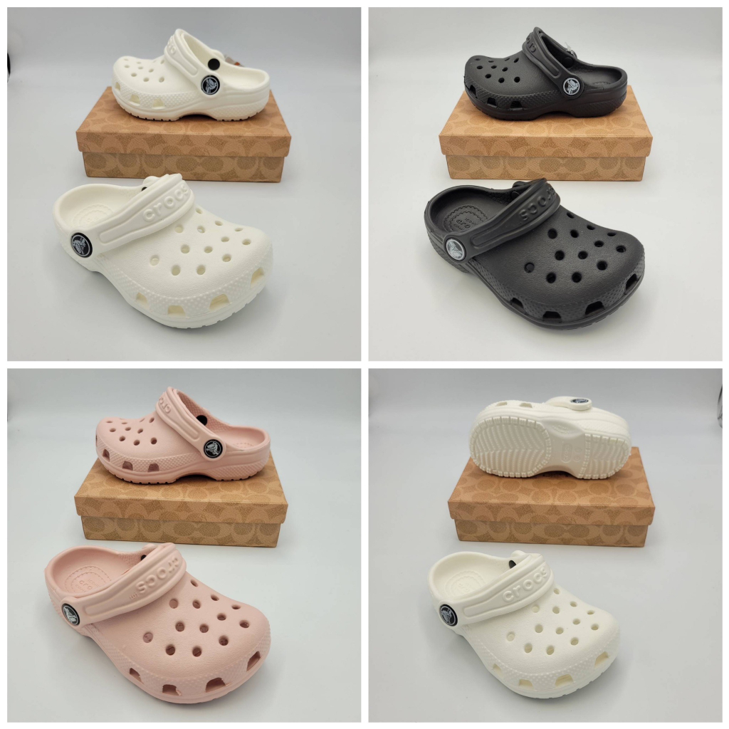 พร้อมส่ง !!! รองเท้าลำลองแฟชั่น เด็ก สไตล์ Crocs Classic Clog Kids (Unisex)