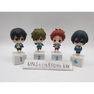 Free! anime โมเดลเซต แท่นรับรางวัล (Blue letters)