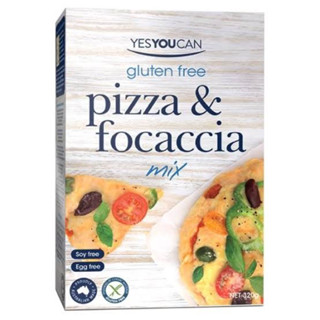 yesyoucan gluten free pizza&amp;focaccia mix แป้งสำเร็จรูปสำหรับทำพิซซ่า กลูเต้นฟรี320ก. นำเข้าจากออสเตรเลีย🇦🇺