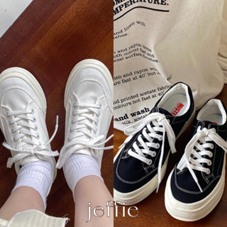 ✴︎ 20% 𝗰𝗼𝗱𝗲 3GFQ5T ♡̶ jeffie shoes (8) รองเท้าผ้าใบขอบคลื่น (รุ่นใหม่)