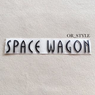 โลโก้ SPACE WAGON ตัวอักษรแยก ขนาด 24x3.8cm