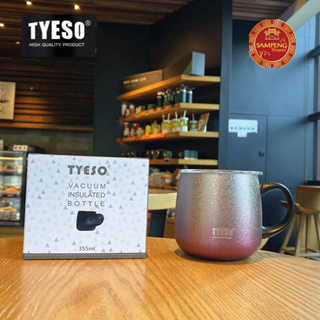 TYESO TS-8760 แก้วเก็บความเย็น แก้วกาแฟ เก็บความเย็น-ความร้อนดีมาก สแตนเลส 304 แท้ ขนาดพกพา ขนาด 355 ml.