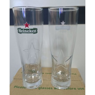 แก้วไฮเนเก้น รุ่นดาวนูนงานแท้ 25 Cl Heineken Star Glass