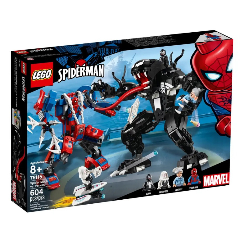 LEGO® Marvel 76115 Spider Mech vs. Venom : เลโก้ใหม่ ของแท้ 💯% กล่องสวย พร้อมส่ง