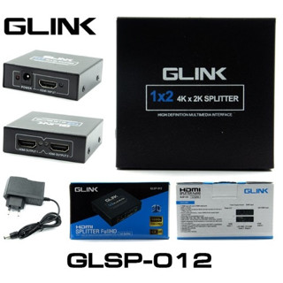 GLink HDMI SPLITTER 1:2/1:4 Port ตัวแยกสัญญาณ HDMI 1 ออก 2 รุ่น GLSP-012/013