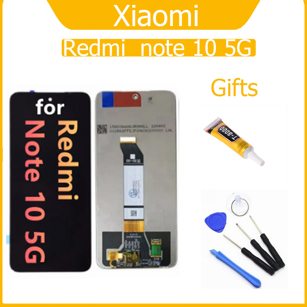 หน้าจอพร้อมทัชสกรีน Redmi Note10(5G) LCD M2103K19G หน้าจอเรดมีโน๊ต10 5Gแถมกาวติดจอ+ไขควง