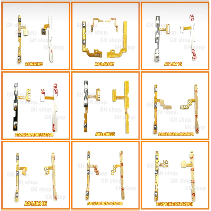 แพรสวิท/แพรปิดเปิดเสียง samsung A10,A10s,A11,A02s/A03,A22,A20/A30/A30s/A50/A70,A31,A51,A71,A32(4G)/A02/A42,A52/A72.A21s