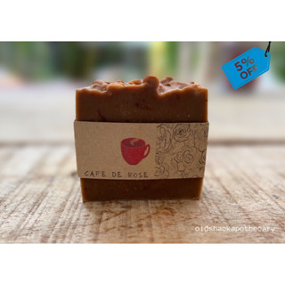 Cafe de Rose old-fashioned soap สบู่กาแฟ โรสเจอราเนียม สบู่กุหลาบ ดีโอดอแร้นดับกลิ่นกาย กลิ่นกุหลาบ Geranium