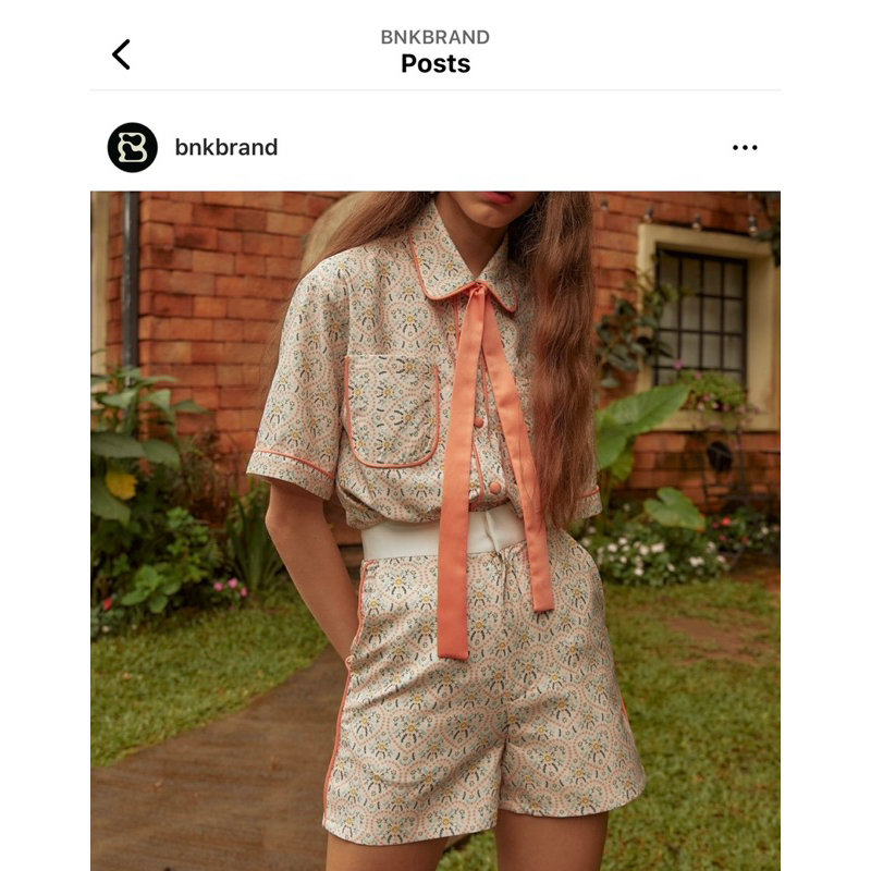 ✨Used✨ กางเกง bnk brand milin shorts ขนาดกางเกง XL เอว 32” สะโพก 44”