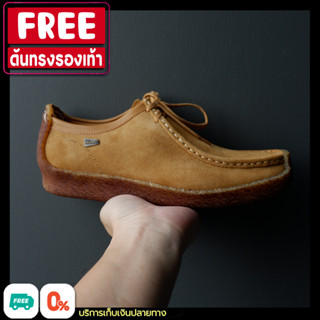 [ พร้อมส่งจากไทย ] Clark wallabee รองเท้าหนัง Boat Shoes หัวตัด พื้นแยม