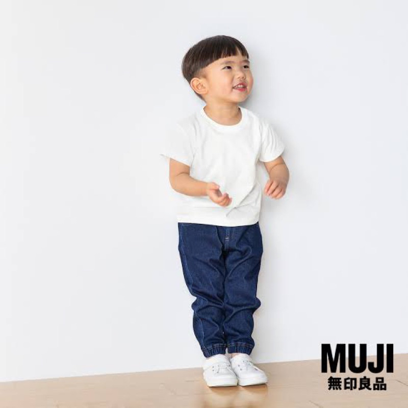 MUJI T-Shirt มูจิ เสื้อยืดเด็ก 80-150 สีพื้น เสื้อมูจิ ชุดเซต พร้อมกางเกง Short trouser
