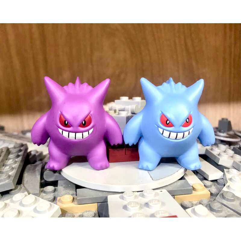 Pokemon Shiny Gengar & Gengar Figure Tomy Moncolle Set RARE Authentic