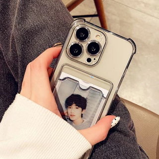 เคสใส่บัตรสำรับรุ่น iPhone 16 16Pro Max 15 15Pro max 14Pro Max 13Pro Max 12 12Pro Max 11 11ProMax 7plus 8plus X XR Xmax