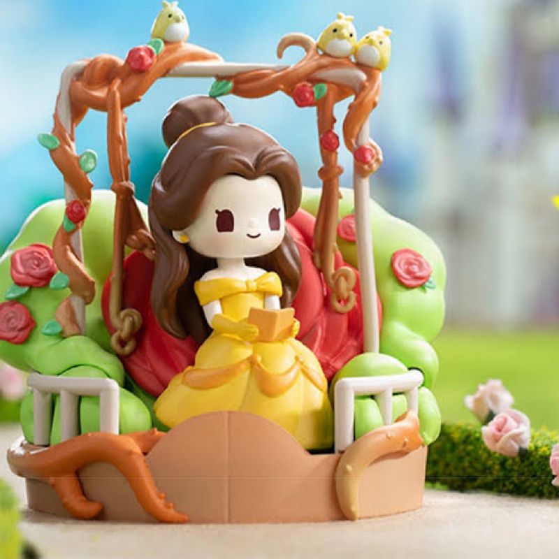 [กล่องสุ่ม] Disney princess D-baby series ลาย Belle ใหม่ (52toys เบลล์ ของเล่น ฟิกเกอร์)