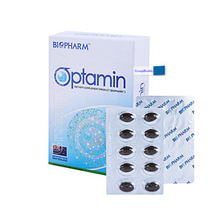 Biopharm Optamin ออปตามิน ดูแลสายตา 3x10 แคปซูล 1 กล่อง