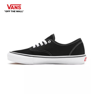 VANS SKATE AUTHENTIC - BLACK/WHITE รองเท้า ผ้าใบ VANS ชาย หญิง