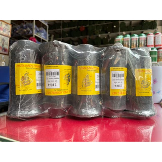 ด้ายไนล่อนหลอดสีขาว/สีดำ ตราเรือใบแท้ ขาว/ดำ ถักแห สานแห ด้ายแท้เบอร์ 3 4 6 9 12