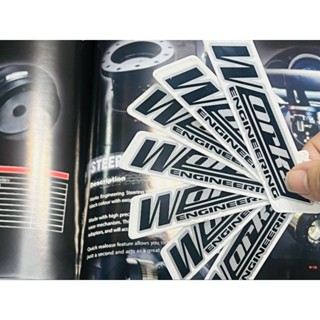 สติ๊กเกอร์ works engineering แท้ usa sticker ติดมือถือ ติดรถ ตกแต่ง car stickers