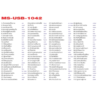 เพลงลูกทุ่ง USB- MP.3 ชุดรวมดาวเพลงดัง # เพลงลูกทุ่งไทย ภาษาไทย เสียงดี เสียงไพเราะ