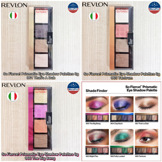 Revlon® So Fierce! Prismatic Eye Shadow Palettes 6g เรฟลอน พาเลทอายแชโดว์ เนื้อประกายมุก พาเลทแต่งตา อายแชโดว์