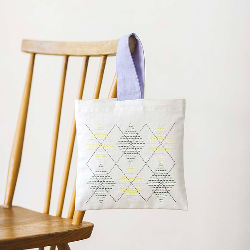 Cosmo ชุดปักกระเป๋าหิ้ว Sashiko Kit โดยคุณ AYUFISH int.