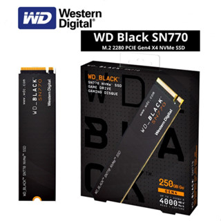 250 GB SSD (เอสเอสดี) WD BLACK SN770 - PCIe Gen4 NVMe M.2 2280 (WDS250G3X0E) รับประกัน 5 - Y