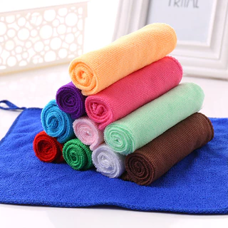 XSJ-03【ขนาด 25x25 ซม】ผ้าอเนกประสงค์ ผ้าขี้ริ้ว สำหรับเช็ดโต๊ะ เช็ดจาน ทำความสะอาด