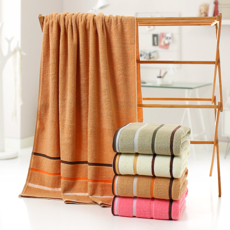 YJM-04 【400กรัม】ขนาด 140x70 ซม. ผ้าเช็ดตัว Cotton ผ้าขนหนู คอตตอน100% เกรดดี