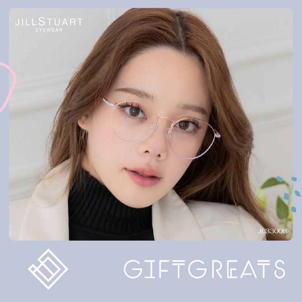 JILL STUART - JL33008 กรอบแว่นไทเทเนียม มีทั้งแบบเฉพาะกรอบ และพร้อมเลนส์