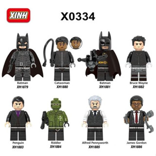 มืนิฟิกเกอร์ บล็อกตัวต่อ  ซูเปอร์ฮีโร่แบทแมน Batman DC Super Hero Minifigures  DC X0334