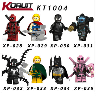 มินฟิกเกอร์ Super Hero Deadpool Mister Freeze Thor Venom Batman Pink Deadpool ขนาดเล็ก ของเล่นสําหรับเด็ก/ผู้ใหญ่ KT1004