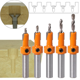 ดอกสว่านเจาะไม้ 8MM 5ชี้น หัวเจาะ Router Bit Wood