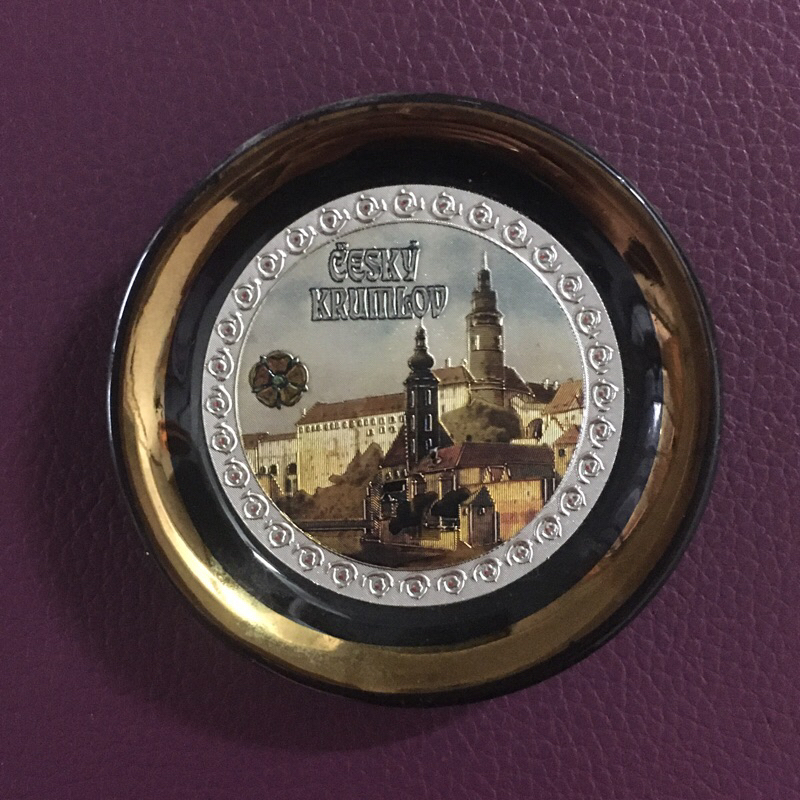 (มือสอง) Magnet แม่เหล็กติดตู้เย็น ของแท้จากประเทศ Czech Republic เมือง Český Krumlov