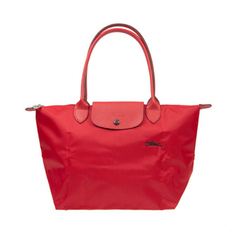 พร้อมส่ง แท้ 💯% New Longchamp LePliage Club สีแดง กระดุมดำ (Rouge)  Size S Long  หูpยาว New collection (L2605619P47)