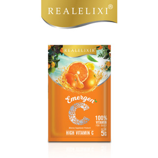 Real Elixir Emergen-C วิตามินซีแบบผง ขนาด 5 กรัม 1 ซอง