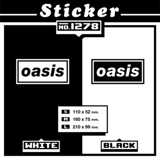 สติ๊กเกอร์ไดคัท Oasis [Sticker PVC]