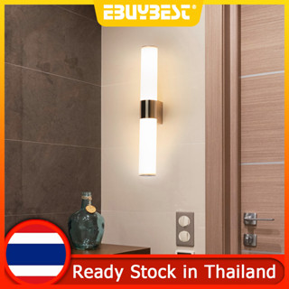 EBUYBEST สไตล์โมเดิร์น โคมไฟติดผนัง LED 25/42CM โคมไฟติดผนังภายใน AC85-265V โคมไฟติดผนังในห้องน้ำ ติดตั้งง่าย Wall Lamp