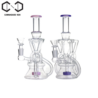 บ้องแก้ว  แจกันแก้ว Recycler 8" OG131