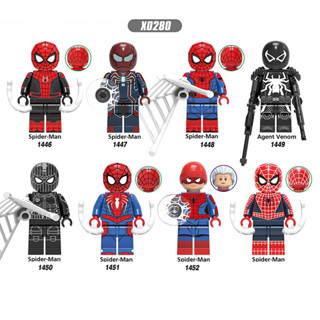 มินิฟิกเกอร์บล็อกตัวต่อToys Spider Man ของเล่นสำหรับเด็ก/ผู้ใหญ่ X0280