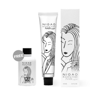 Nigao นิกาโอะ ครีมฟอกสีผม Maxx Light Bleaching Cream 100ml+150ml